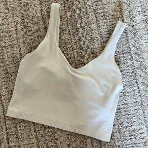 lululemon Align™ Tank Top Light Support, A/B Cup White Opal Size 6